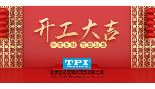 合肥梯必愛軸承銷售有限公司 開工大吉！